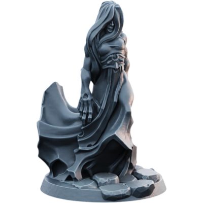 Ghost Undead Spirit Miniature for Tabletop RPG, Haunted Dioramas & Fantasy Painting – 3D Printed in Canada — 3D Printed Collectible by 3DCentral