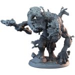 Forest Troll Miniature with Club & Foliage