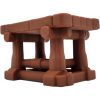 Sturdy Wooden Table Miniature – Medieval Fantasy Furniture for Tabletop RPGs and Dioramas – 3D Printed in Canada — 3D Printed Collectible by 3DCentral