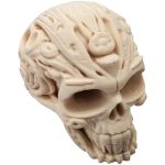 Carved Stone Skull