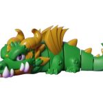 Emerald Green Articulated Dragon Figurine