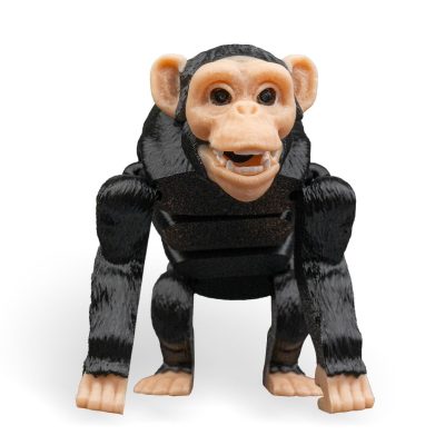 Articulated Chimp Figurine – Jungle Desk Fidget for Teens & Adults – Stress Relief & Collectible – 3D Printed in Canada — 3D Printed Collectible by 3DCentral