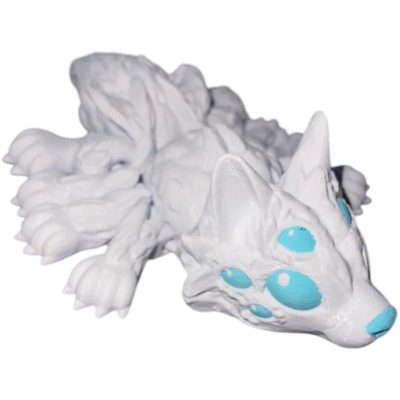 Wolf Spider Figurine – Fantasy Wolf with Spider Eyes – Creepy-Cute Collectible Desk Buddy & Gift – for Teens & Adults – 3D Printed in Canada — 3D Printed Collectible by 3DCentral