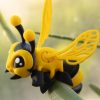 Articulated Honey Bee Figurine – Poseable 3D Printed Insect Desk Toy for Teens and Adults – Cute Collectible Bug Gift or Decor Accent – 3D Printed in Canada — 3D Printed Collectible by 3DCentral