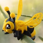 Articulated Honey Bee Figurine