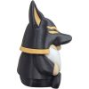 Anubis Gnome Figurine – Egyptian Mythology-Inspired Collectible Gnome with Gold Accents for Shelf or Desk Display – 3D Printed in Canada — 3D Printed Collectible by 3DCentral