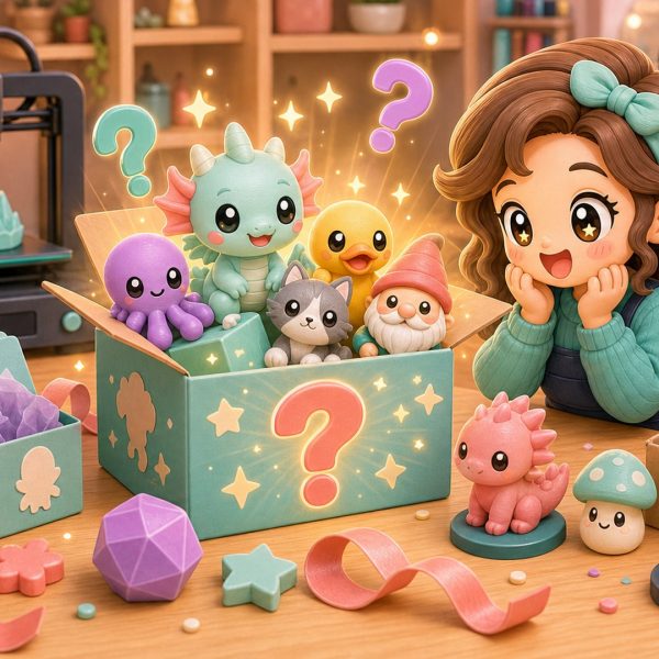 Boîte mystère imprimée en 3D : comment ça fonctionne et ce qu’elle contient