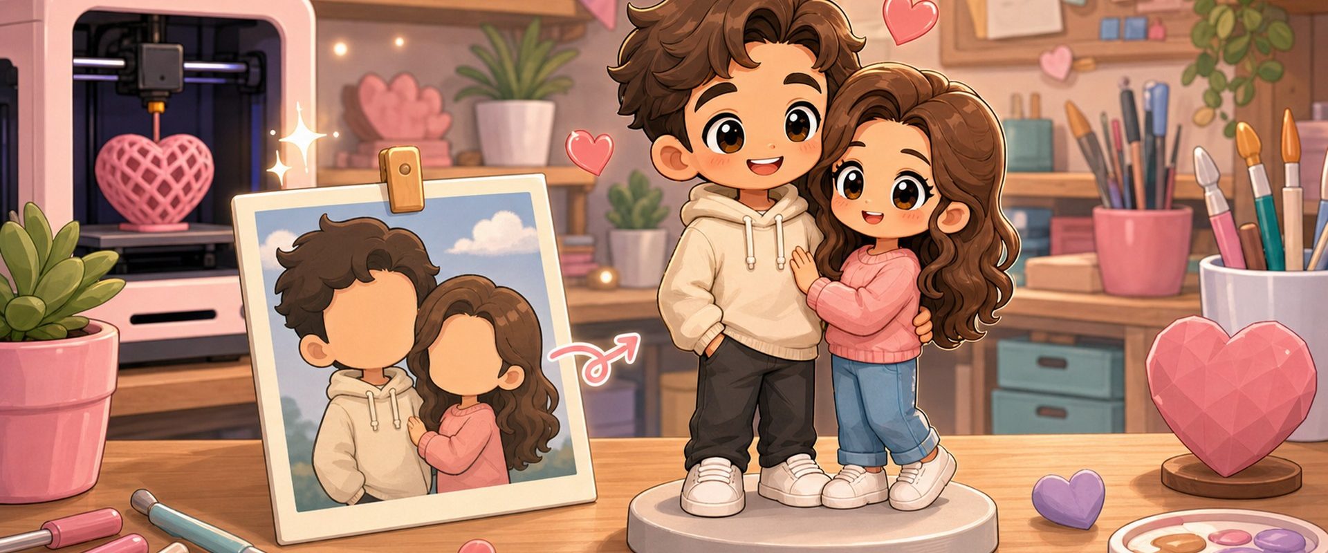 Cartoon-kawaii-featured-image-for-3DCentral-article-figurines-couple-personnalisees-photo