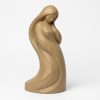 Figurine courbe naturelle sculptée façon bois
