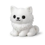 American Eskimo Dog Collectible Figurine - Unique Desk Decor for Adults – 3D Printed in Canada