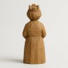 Figurine sculptée bois Reine