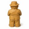 Musicien de jazz sculpté façon bois