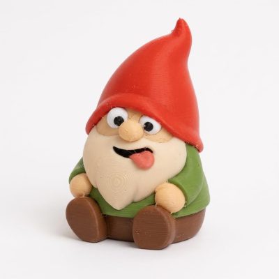 Derpy Gnome Buddy Collectible Figurine - Unique Desk Decor for Adults – 3D Printed in Canada
