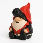 Rockabilly Fancy Gnome Collectible Figurine - Unique Desk Decor for Adults – 3D Printed in Canada