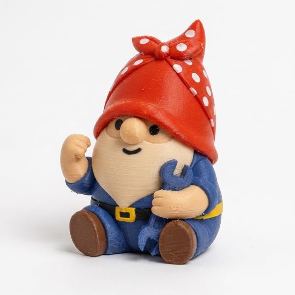 Rosie The Riveter Gnome Figurine