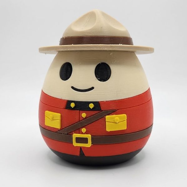 Canadian Mountie Eggling Figurine