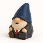 Business Gnome Collectible Figurine - Charming Bearded Gnome in Suit and Tie with Briefcase for Office Desk Decor, Unique Gift for Adults and Collectors - 3D Printed in Canada