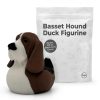 Ensemble de figurines canards races de chiens