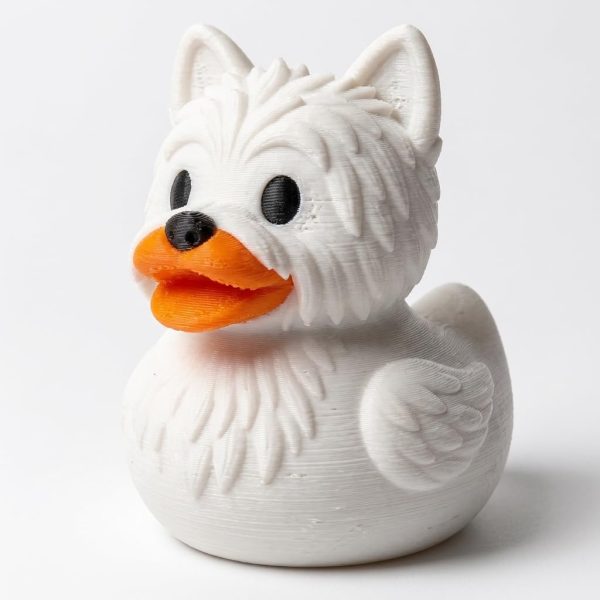 West Highland Terrier Duck Figurine