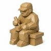 Banc au travail sculpté façon bois
