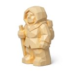 Wood Carved-Like Journey Forward Figurine in White Oak Finish - 3D Printed in Canada (White Oak)