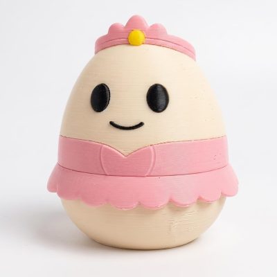 Ballerina Eggling Collectible Figurine - Unique Desk Decor for Adults – 3D Printed in Canada