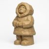 Figurine sculptée bois Aurores boréales