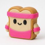 80s Aerobics Toast Collectible Figurine - Unique Desk Decor for Adults – 3D Printed in Canada