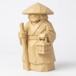 Wood Carved Evening in the Rang Figurine in White Oak Finish - 3D Printed in Canada (White Oak)