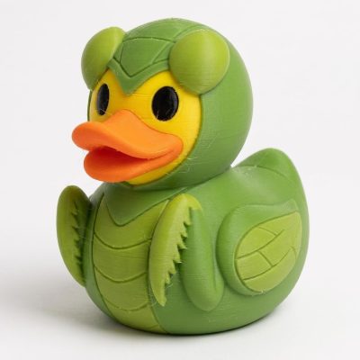 Praying Mantis Duck Collectible Figurine - Unique Desk Decor for Adults – 3D Printed in Canada