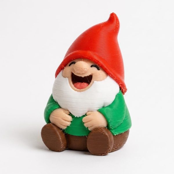 Figurine de gnome rieur