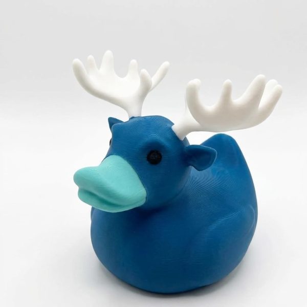 Moose Duck Figurine