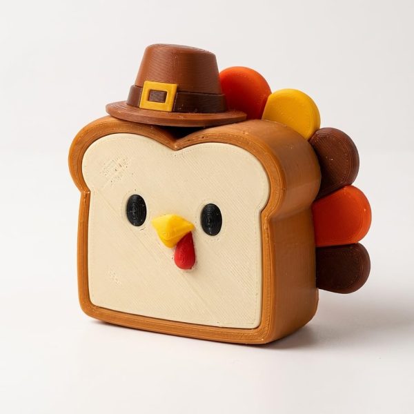 Thanksgiving Turkey Toast Figurine