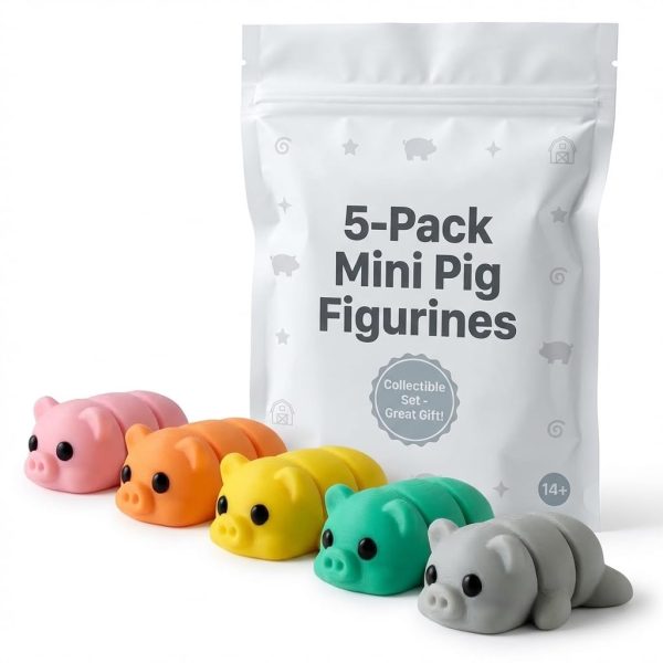 Porte-clés mini cochon