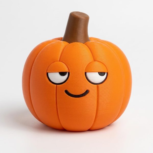Eyeroll Pumpkin Figurine