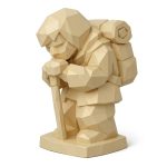 Wood Carved-Like Inner Journey Figurine in White Oak Finish - 3D Printed in Canada (White Oak)