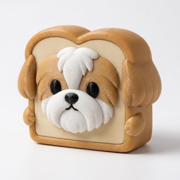 Figurine toast shih tzu