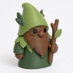 Dryad Gnome Buddy Collectible Figurine - Unique Shelf Decor for Adults – 3D Printed in Canada