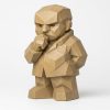 Figurine abstraite Forme d'idée sculptée bois