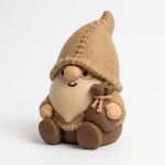 Burlap Gnome Collectible Figurine - Unique Desk Decor for Adults – 3D Printed in Canada