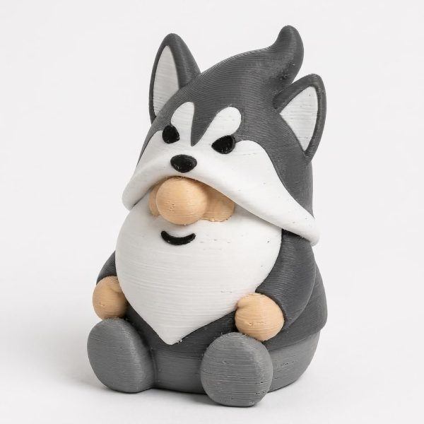 Husky Gnome Figurine