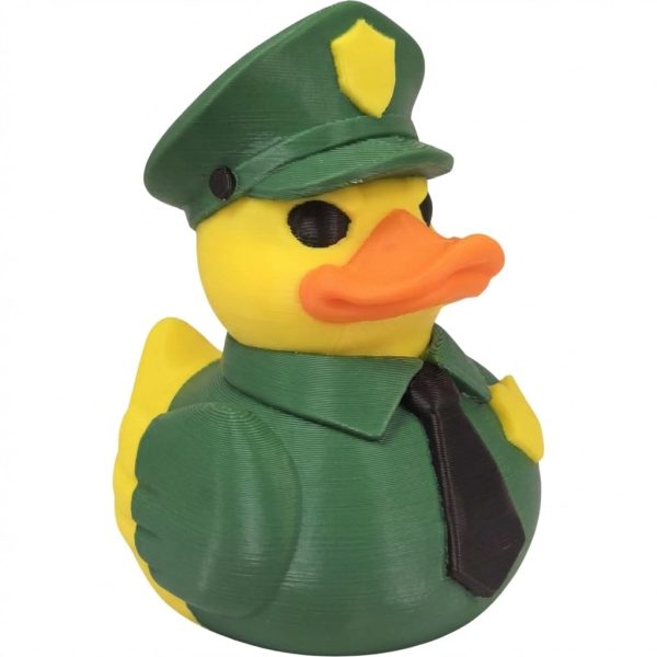 Police Officer Duck Figurine