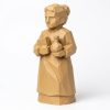 Figurine Marie Curie façon bois