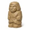 Figure ancestrale sculptée style bois