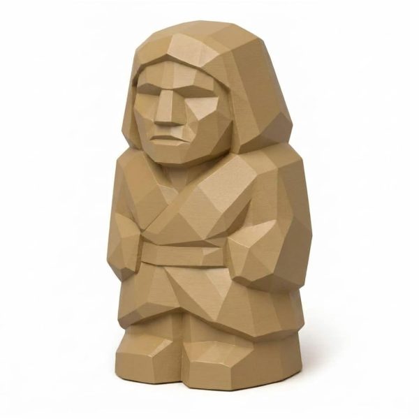 Wood Carved Ancestral Figure Figurine