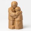 Figurine du réconfort sculptée façon bois