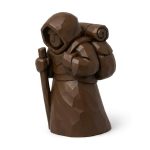Wood Carved-Like Homeward Figurine in Black Walnut Finish - 3D Printed in Canada (Black Walnut)
