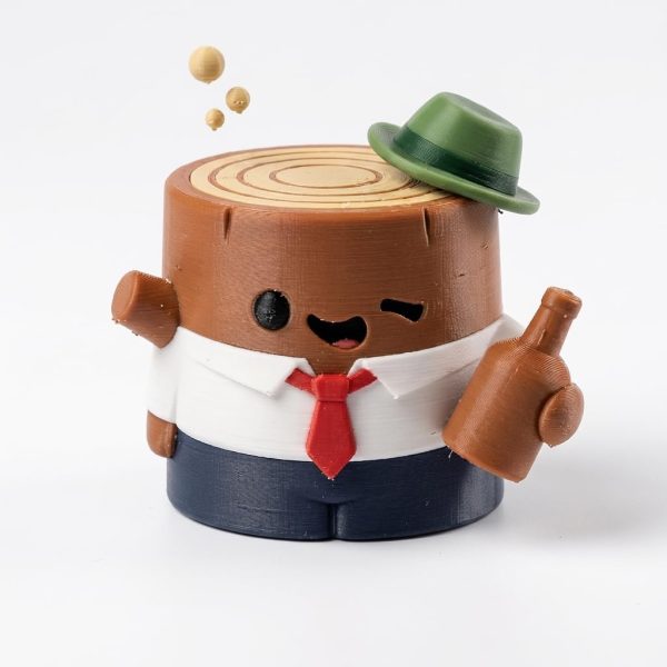 Drunk Uncle Tree Stump Figurine