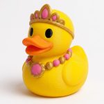 Fifty and Fabulous Duck Collectible Figurine - Unique Desk Decor for Adults – 3D Printed in Canada