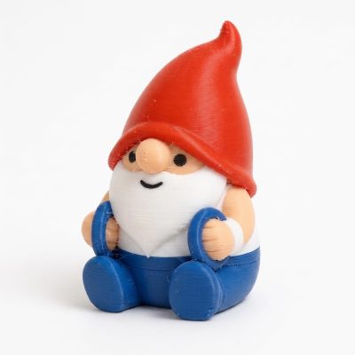 Artistic Gymnastics Gnome Collectible Figurine - Detailed Red-Hatted Desk Decor for Home or Office Display - Unique Gift for Sports Enthusiasts - 3D Printed in Canada